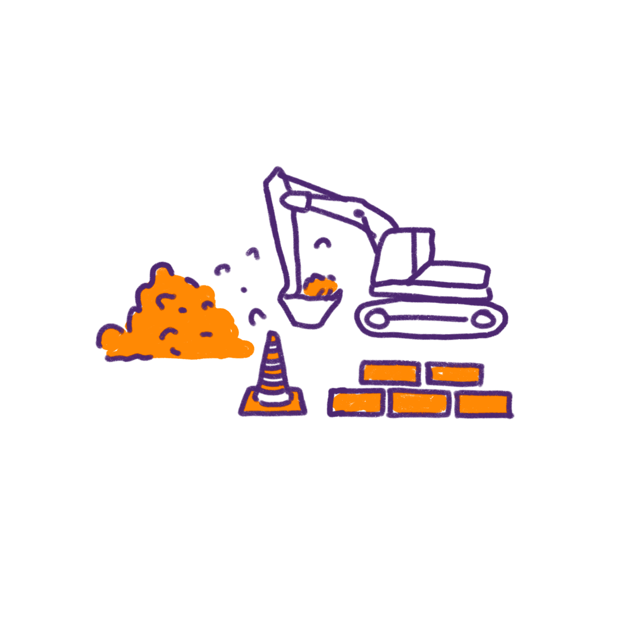 le terrassement et le gros-œuvre