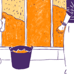 dessin enduit terre sur bottes de paille